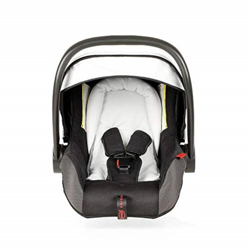HEYNER Babyschale für Babys Gruppe 0+ Reboarder Autositz mit Sonnenschutz (0-13 Monate / 40-95 cm) (Schwarz) von HEYNER