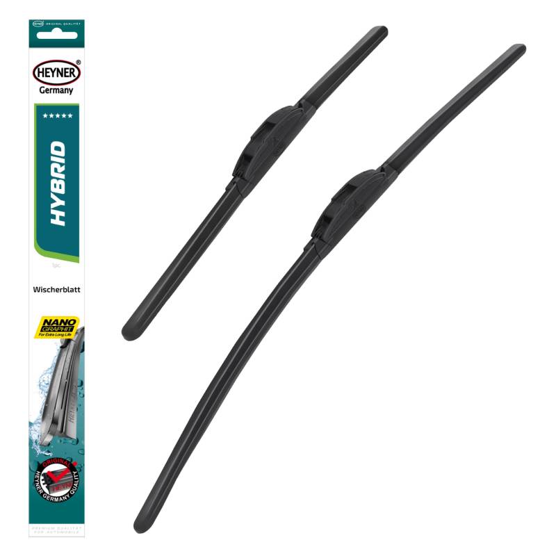 HEYNER® Scheibenwischer Set passend für Suzuki Swift III (02.2005-12.2010) HYBRID Flachbalkenwischer Frontscheibenwischer von HEYNER