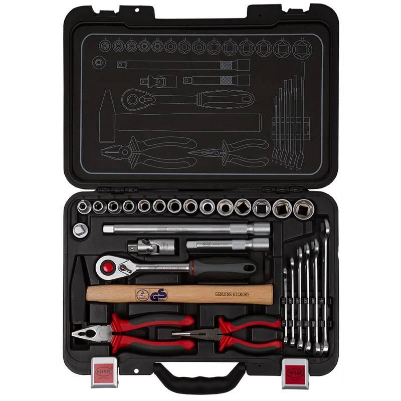 HEYNER Werkzeugset 336000 Werkzeugsatz,Steckschlüsselsatz,Werkzeug Set,Werkzeug Kit von HEYNER