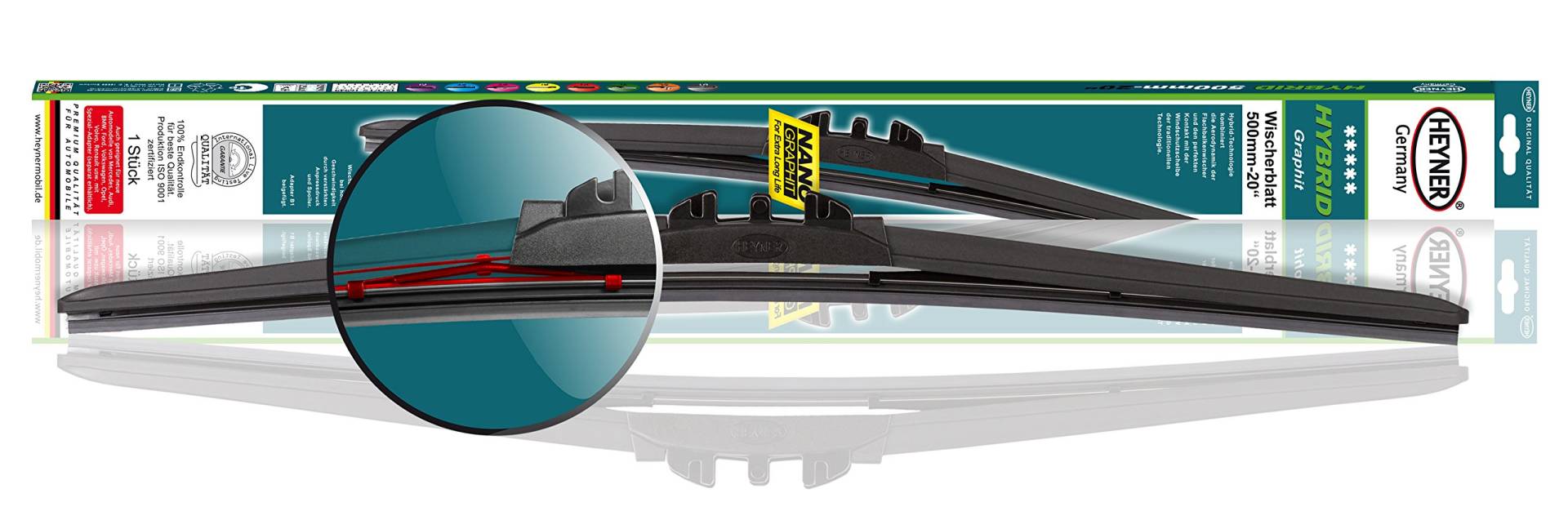 Heyner W039000 Wischerblatt, 30 Zoll/76 cm Hybrid Heyner W039000 Wischerblatt, 30 Zoll/76 cm Hybrid von HEYNER