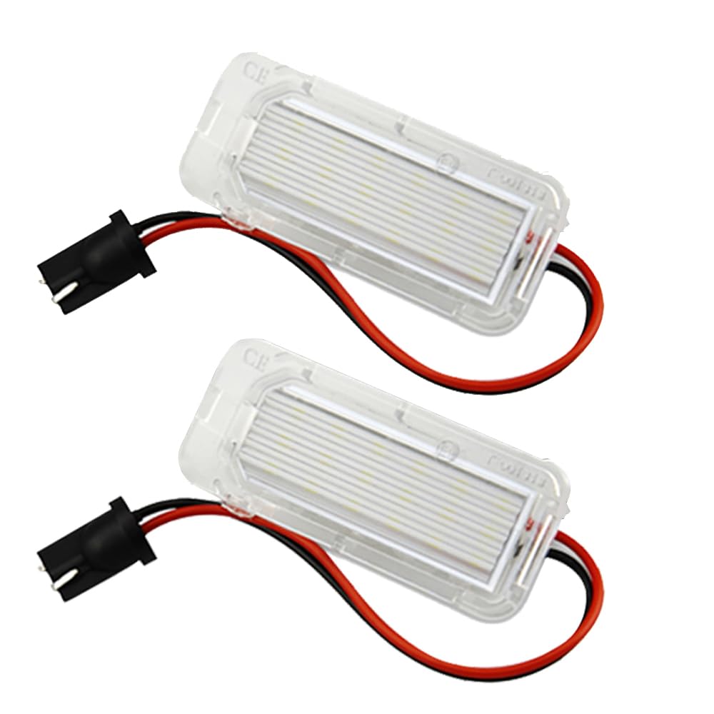 HFANGYU 2 Stück für Ford Focus 5D Fiesta Mondeo MK4 C-Max MK2 S-Max Kuga Galaxy LED Kennzeichenbeleuchtung Lampe HFANGYU 2 Stück für Ford Focus 5D Fiesta Mondeo MK4 C-Max MK2 S-Max Kuga Galaxy LED Kennzeichenbeleuchtung Lampe von HFANGYU