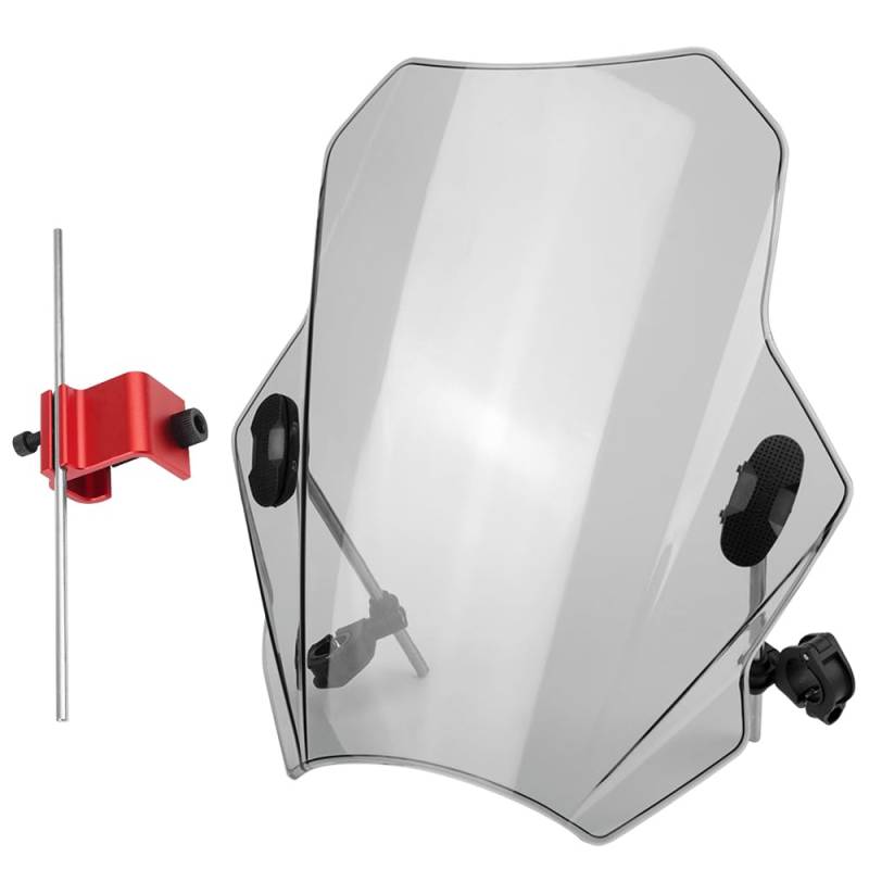 HFANGYU Passend für CBR600RR CB1000R GXSR 600 750 verstellbare Windschutzscheibe für MT07 MT09 Motorrad-Windschutzscheibenabdeckungen (transparente Farbe) von HFANGYU