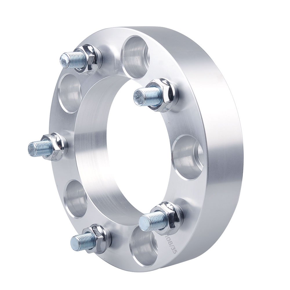 Spurplatten,Spurverbreiterung Distanzscheiben Geschmiedete Aluminiumradabstandshalter 5x139.7 CB 108mm Flanschadapter geeignet for Suzuki Jimny Sorento Auto Accessoris(Silver spacers 40mm) von HFGDRH
