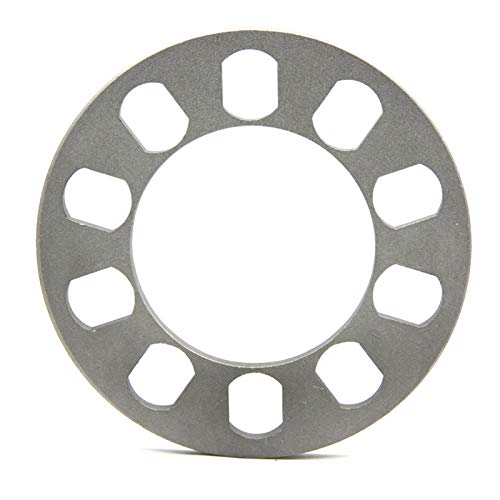 Spurplatten,Spurverbreiterung Leichtmetall Tuning 5/12mm Auto Aluminiumlegierungsrad Spacer Dichtung for 5-Loch-Radnabe Auto Autoteile Auto Styling(12mm) von HFGDRH