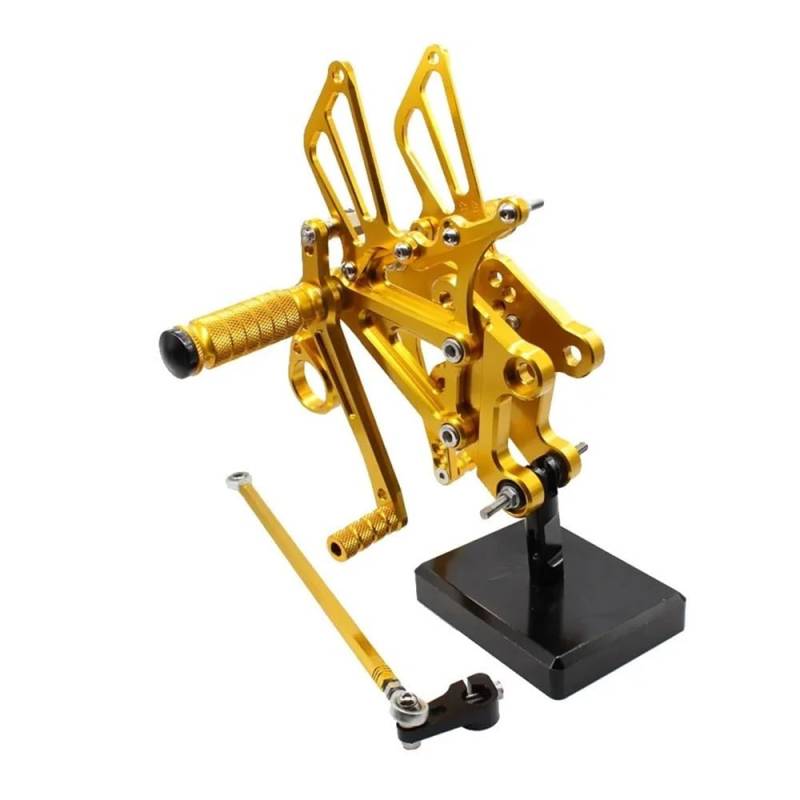 Beifahrerfußrasten Motobike Schaltknauf für YZF R125 2008-2013 Jahr Motorrad Rearset Fußstütze Fußraste Pedalfuß Hinten Set von HFMVMLMI