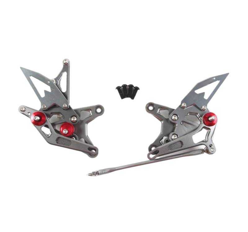 Beifahrerfußrasten Schaltung Verstellbare Fußstütze Fußrasten Fußrasten Rearset Für ZX-6R Für Ninja ZX-6R ZX6R ZX636 QS GP 2020 2019 2018 von HFMVMLMI