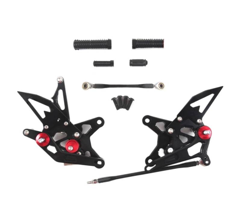 Beifahrerfußrasten Schaltung Verstellbare Fußstütze Fußrasten Fußrasten Rearset Für ZX-6R Für Ninja ZX-6R ZX6R ZX636 QS GP 2020 2019 2018 von HFMVMLMI