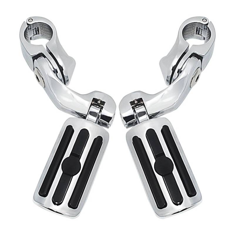 Fußstütze Motorrad kurz verstellbar für Road King Road Glide für Electra Glide Street Glide für Sportster für Softail von HFMVMLMI