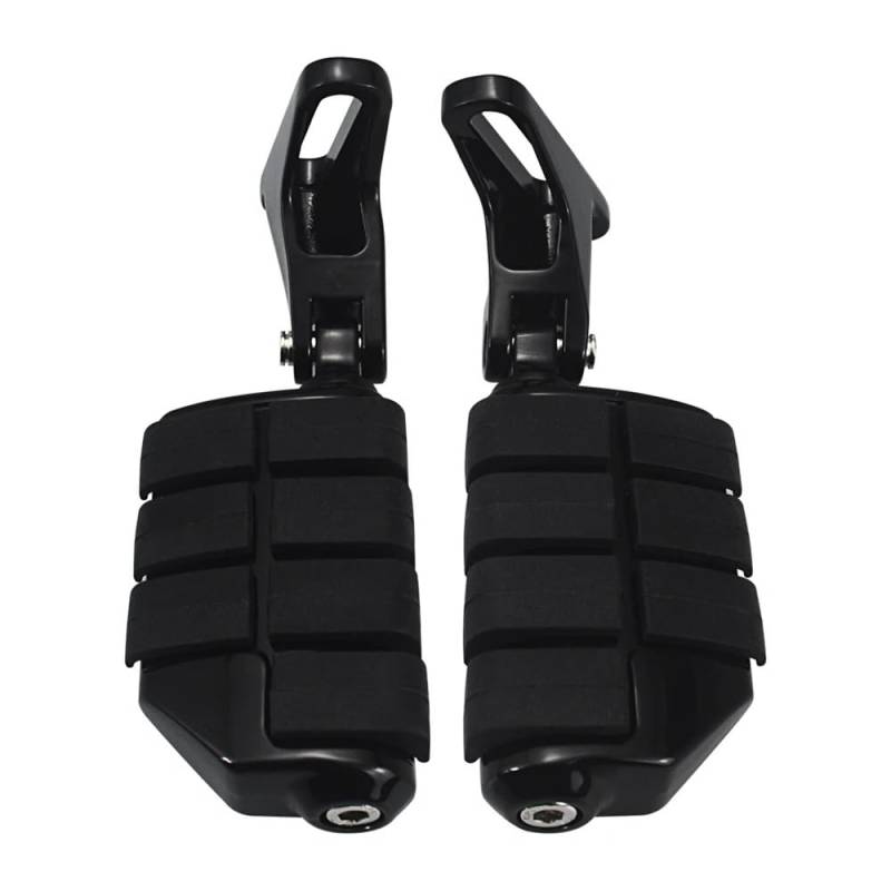 Motorrad Beifahrer Fußrasten Motorräder Hinten Fußstütze Montieren Pedal Für Touring CVO Straße Für Electra Glide FLHX Für Road King FLHR 93-24 von HFMVMLMI
