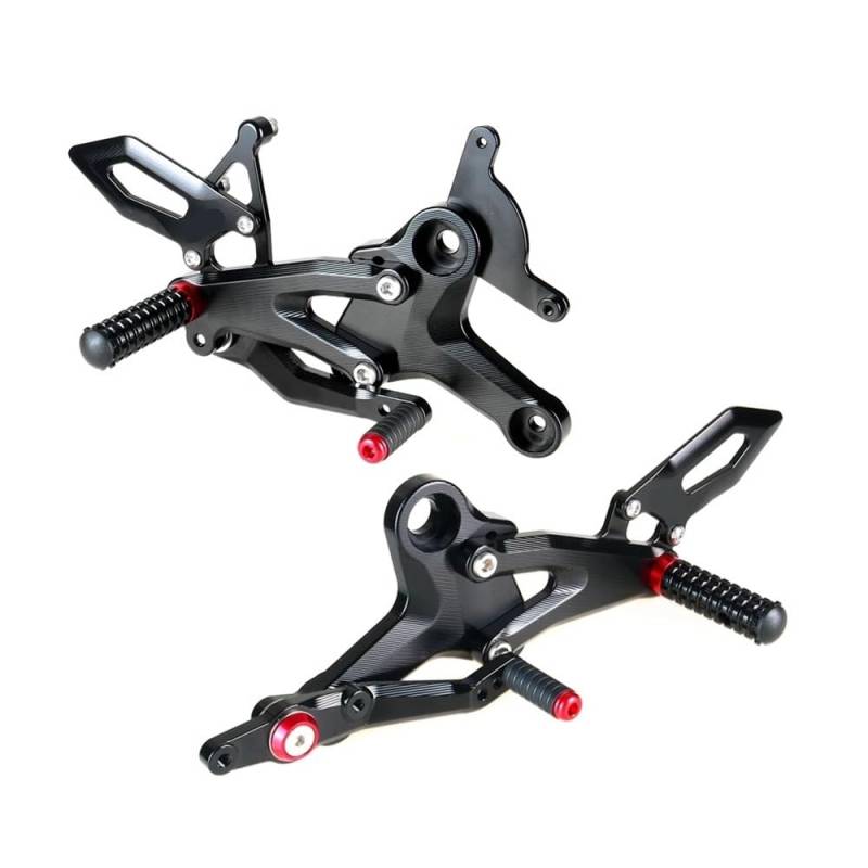 Motorrad Beifahrer Fußrasten Motorrad Einstellbare Hinten Set Fußrastenanlage Fußstütze Fußstütze Fuß Pedal Trittbretter Für Cfmoto 450 Sr 2022-2023-2024 von HFMVMLMI