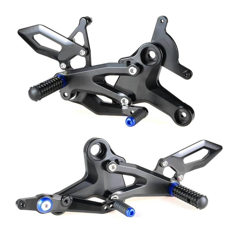 Motorrad Beifahrer Fußrasten Motorrad Einstellbare Hinten Set Fußrastenanlage Fußstütze Fußstütze Fuß Pedal Trittbretter Für Cfmoto 450 Sr 2022-2023-2024 von HFMVMLMI