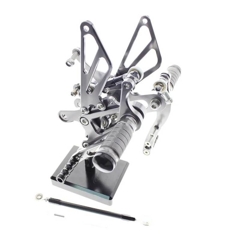 Fußstütze für Motorrad, verstellbare Fußstütze für Motorrad, Fußstütze für YZF R1 1998-2003 von HFMVMLMI
