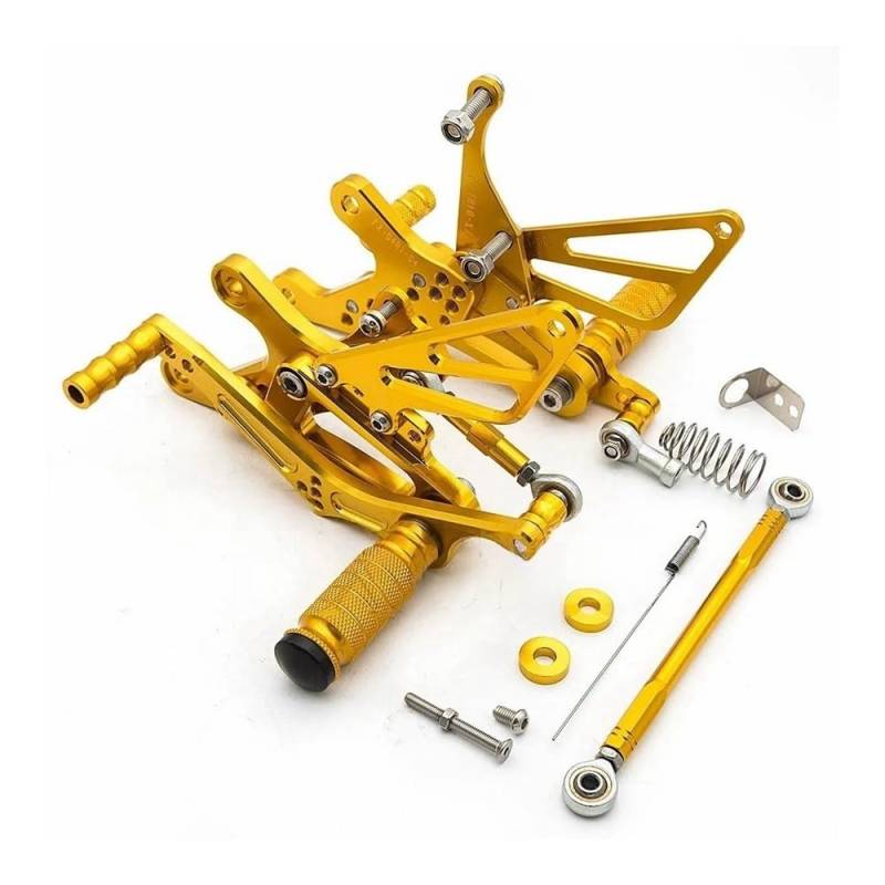 Fußstütze für Motorrad, verstellbare Fußstütze für Motorrad, Fußstütze für YZF R1 1998-2003 von HFMVMLMI