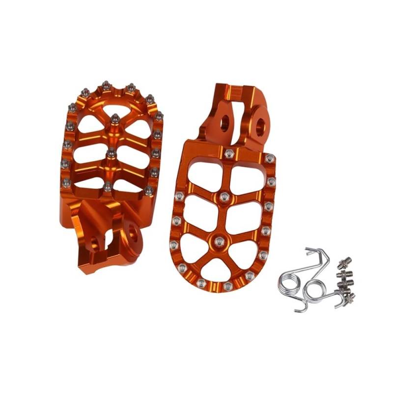 Motorrad-Fußrasten für MC MCF EX EXF EC ECF 85 125 250 300 350 450 2021 2022 2023 von HFMVMLMI