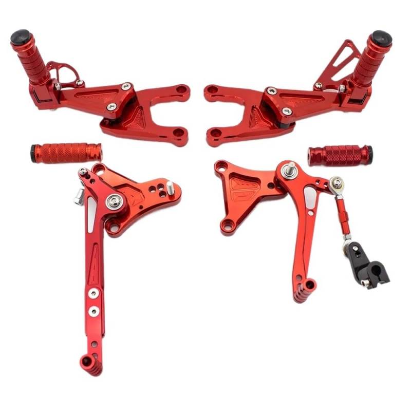Motorrad-Fußrasten für TNT125 TNT135 2016-2023 2020 2019 2018 2017 2016 Fußstütze hinten für Motorrad Fußstütze Fußstütze Pegs Pedale hinten von HFMVMLMI