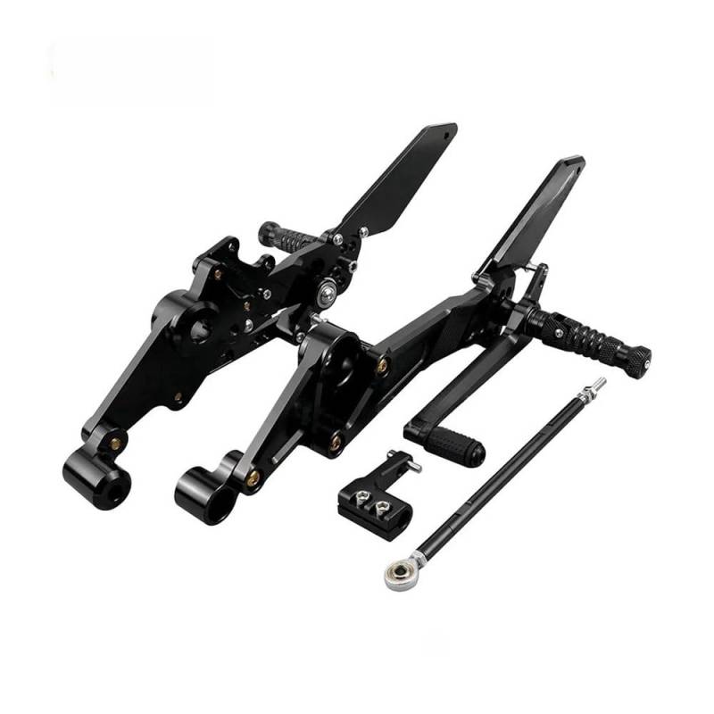 Motorrad Beifahrer Fußrasten Passend Für Aprilia RS660 Für Tuono 660 RS 660 2021–2023 Motorrad Verstellbare Fußstütze Pedalsteuerung Fußrastenanlage Rücksätze von HFMVMLMI