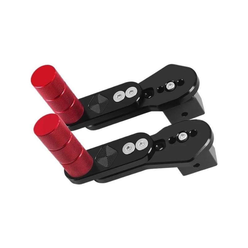 Motorrad-Fußstütze, ausziehbar, verstellbar, für Motorrad, für MT-07 MT09 FZ09 MT10 R6 R3 R15 R25 FZ8 FZ1 FZ6 XJ6 von HFMVMLMI