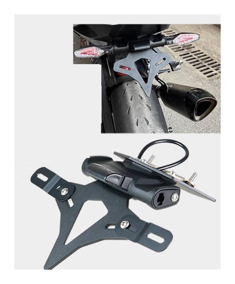 Motorrad-Fußstütze, verstellbar, für Motorrad, Fußstütze, Fußstütze, Fußstütze hinten, für S1000RR 2019-2024 M1000RR 2021-2024 von HFMVMLMI