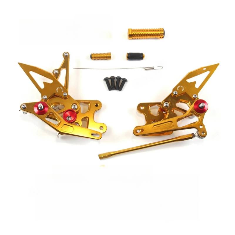 Motorrad-Fußstütze, verstellbar, für Suzuki GSX-R1000 2005-2022 GSX1000R GSXR GSX-R 1000 2018 2019 2020 2021 von HFMVMLMI