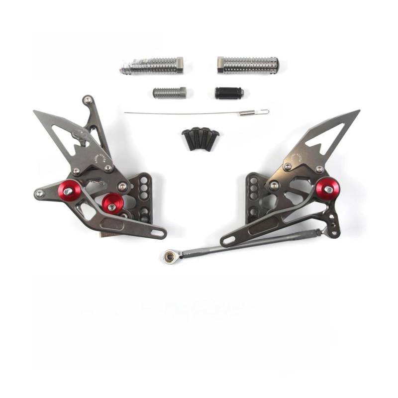 Motorrad-Fußstütze, verstellbar, für Suzuki GSX-R1000 2005-2022 GSX1000R GSXR GSX-R 1000 2018 2019 2020 2021 von HFMVMLMI