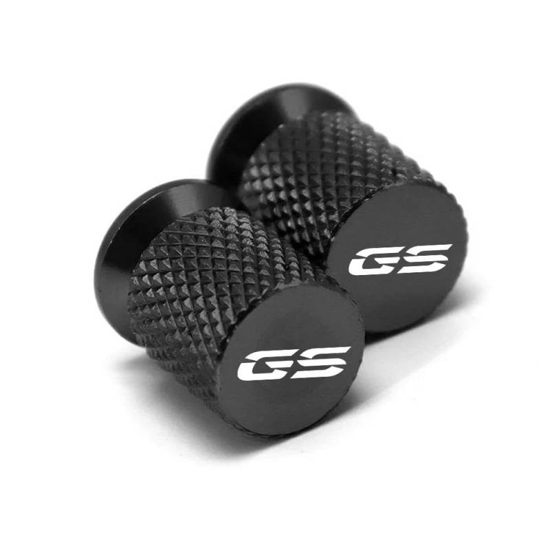 Motorrad-Ventilkappen Aluminium Motorrad Zubehör Rad Reifen Ventil Stem Caps Abdeckungen Für BMW LC ADV F750GS F850GS F750 GS F850 GS F 750 GS F 850 GS (Color : Nero) von HFMXZHI