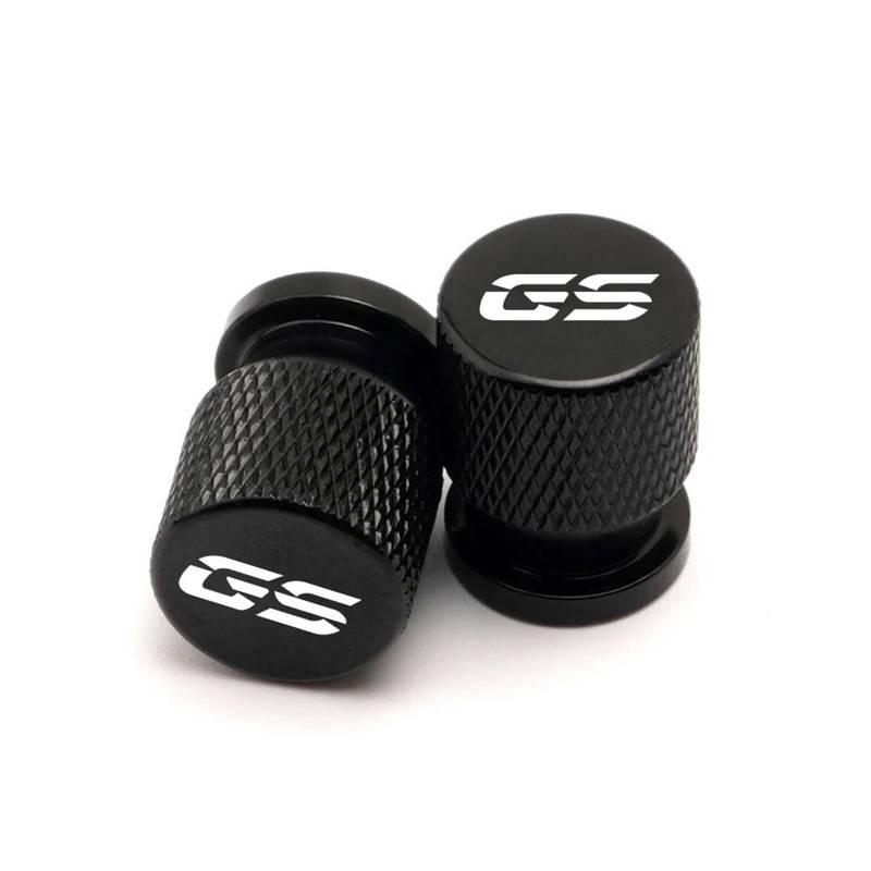 Motorrad-Ventilkappen Für BMW R1250GS R1200GS F850GS F750GS G310GS R 1200 1250 GS Abenteuer GSA Motorrad Zubehör CNC Rad Reifen Ventil Kappen (Color : Nero) von HFMXZHI