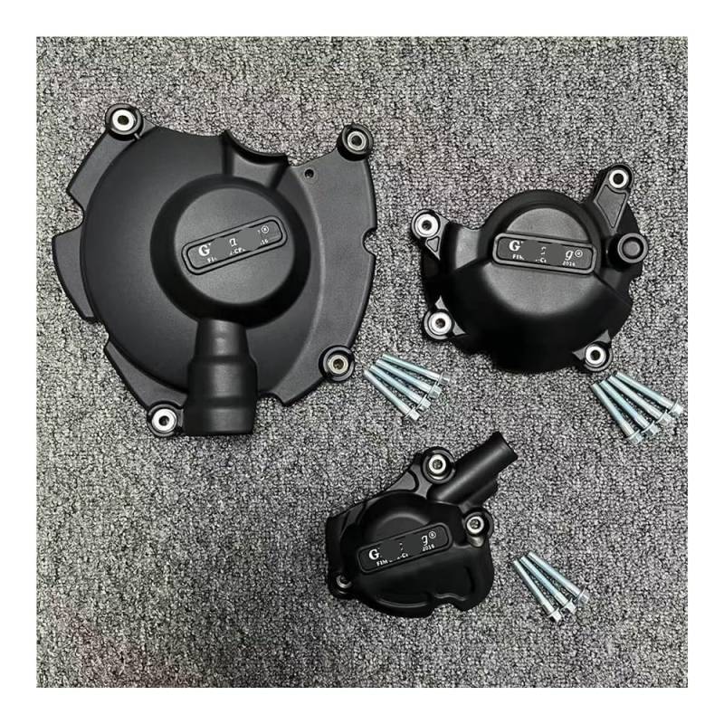 Motor Schutz Fall Stator Abdeckung Für YZF-R1 R1M 2015-2023 Motorrad Motor Schutz Abdeckung Fall Carbon Fiber Texture Kurbelgehäuse Schutz Motor von HFVUYAR