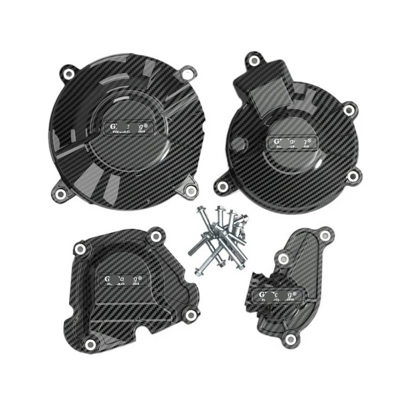 Motor Schutz Fall Stator Abdeckung Motocross Motor Abdeckung Schutz Set Stator Gehäuse Für FZ-09 MT-09 Für Tracer 900 Für Scrambler 2021-2023 von HFVUYAR
