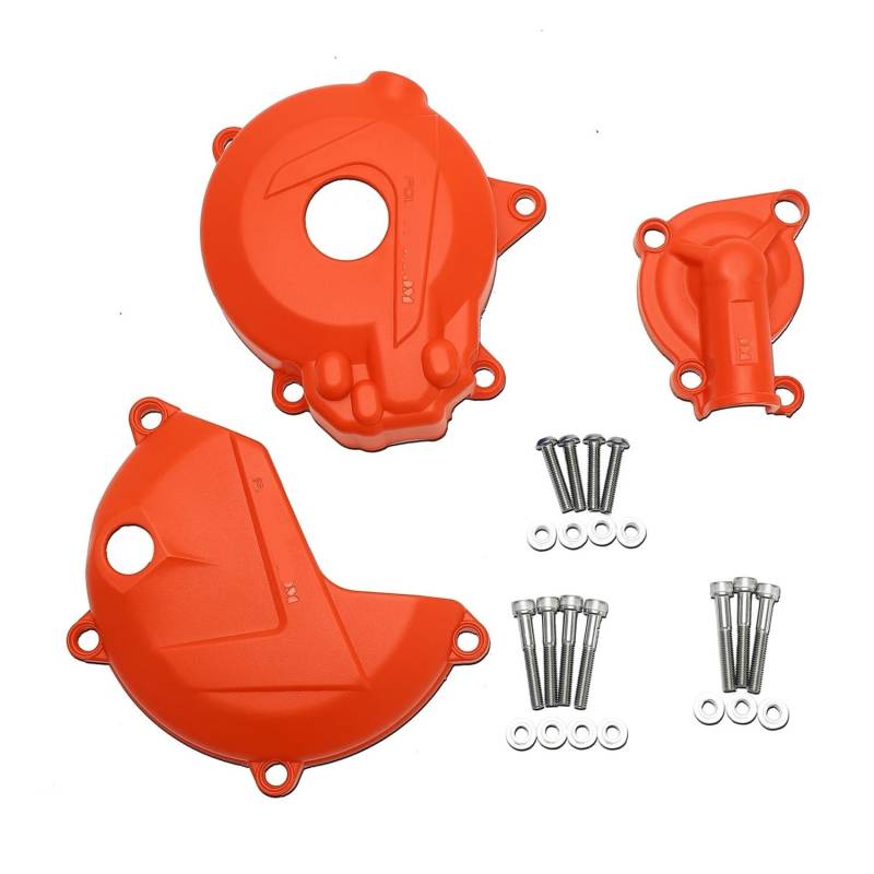 Motor Schutz Fall Stator Abdeckung Motorrad Magneto Pumpe Abdeckung Motor Kupplung Abdeckung Für K6 T6 BSE J5 RX3 ZONGSHEN NC250 NC 250CC ZS250GY-3 4 Ventile von HFVUYAR