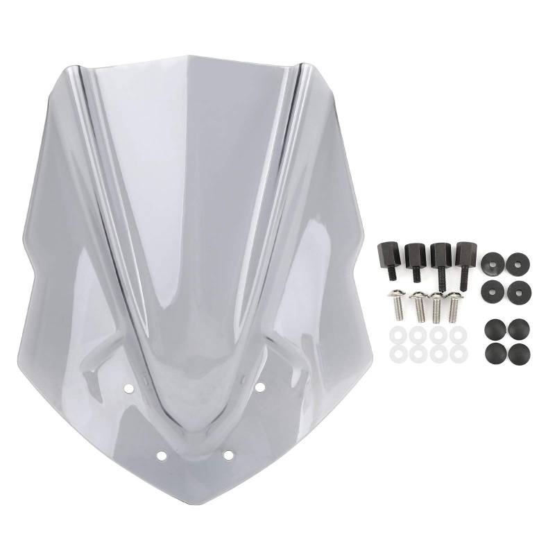 Windschutzscheibenabweiser ABS-Kunststoff Motorrad Windschutzscheibe Windschutz Für MT125 2015-2019 Motorrad Zubehör Windschild Spoiler von HFVUYAR