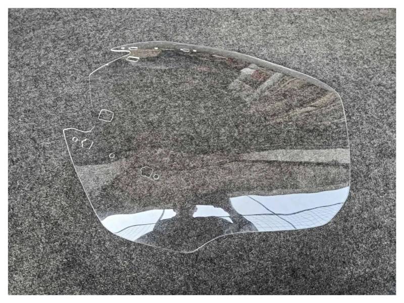 Windschutzscheibenabweiser Für 2006-2009 Für FJR1300 FJR 1300 Motorrad Zubehör Windschutzscheibe Schwarz Windschutzscheibe 2007 2008 Windschild Spoiler von HFVUYAR