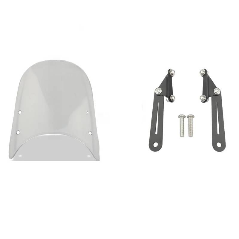 Windschutzscheibenabweiser Für V7 Milano Für Carbon Für Rough V7 Für Centenario V9 Für Bobber V9 Für Roamer Motorradzubehör Windschutzscheibe Windschutzscheibenabweiser Windschild Spoiler von HFVUYAR