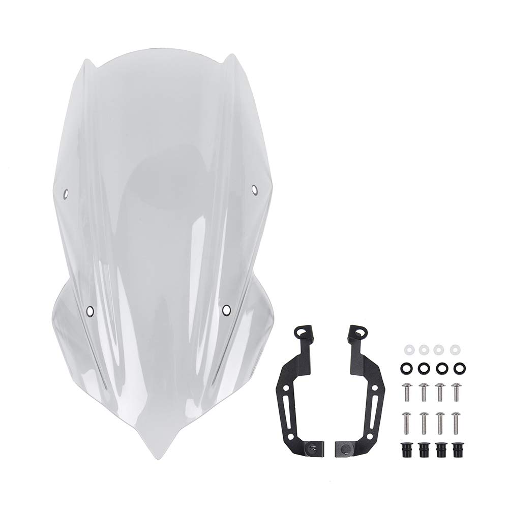 Windschutzscheibenabweiser Für Z250 Z400 Windschutzscheibe Windschutz Für Z 400 2019-2024 Motorrad Windabweiser Schild Bildschirm mit Halterung Zubehör Windschild Spoiler Windschutzscheibenabweiser Für Z250 Z400 Windschutzscheibe Windschutz Für Z 400 2019-2024 Motorrad Windabweiser Schild Bildschirm mit Halterung Zubehör Windschild Spoiler von HFVUYAR