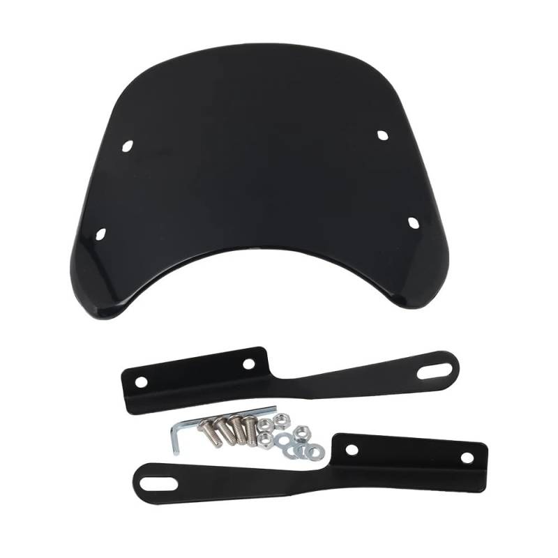 Windschutzscheibenabweiser Motorrad Modifizierte Windschutzscheibe Windschutzscheibe Windschutz Deflektor Abdeckung Schutz Für YBR125 Für Custom YBR 125 KG YBR125K YBR125G Windschild Spoiler von HFVUYAR