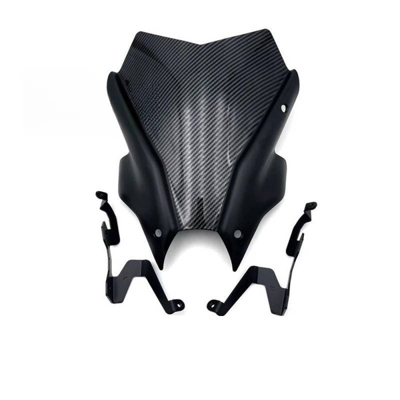 Windschutzscheibenabweiser Motorrad Windschutzscheibe Windschutz Aluminium Kit Deflektor Für MT-09 MT09 Mt09 2021 2022 2023 Windschild Spoiler von HFVUYAR