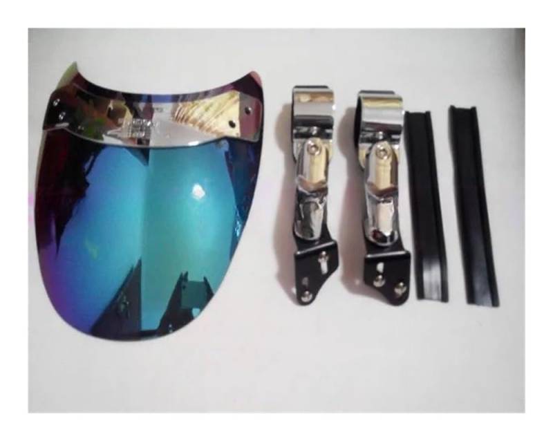 Windschutzscheibenabweiser Motorrad Windschutzscheibe Windschutzscheibe Für Drag Star XVS 125 250 400 650 1100 XVS1100 XVS650 Oberen Gabel Rohr Montieren Meter Visier Windschild Spoiler von HFVUYAR