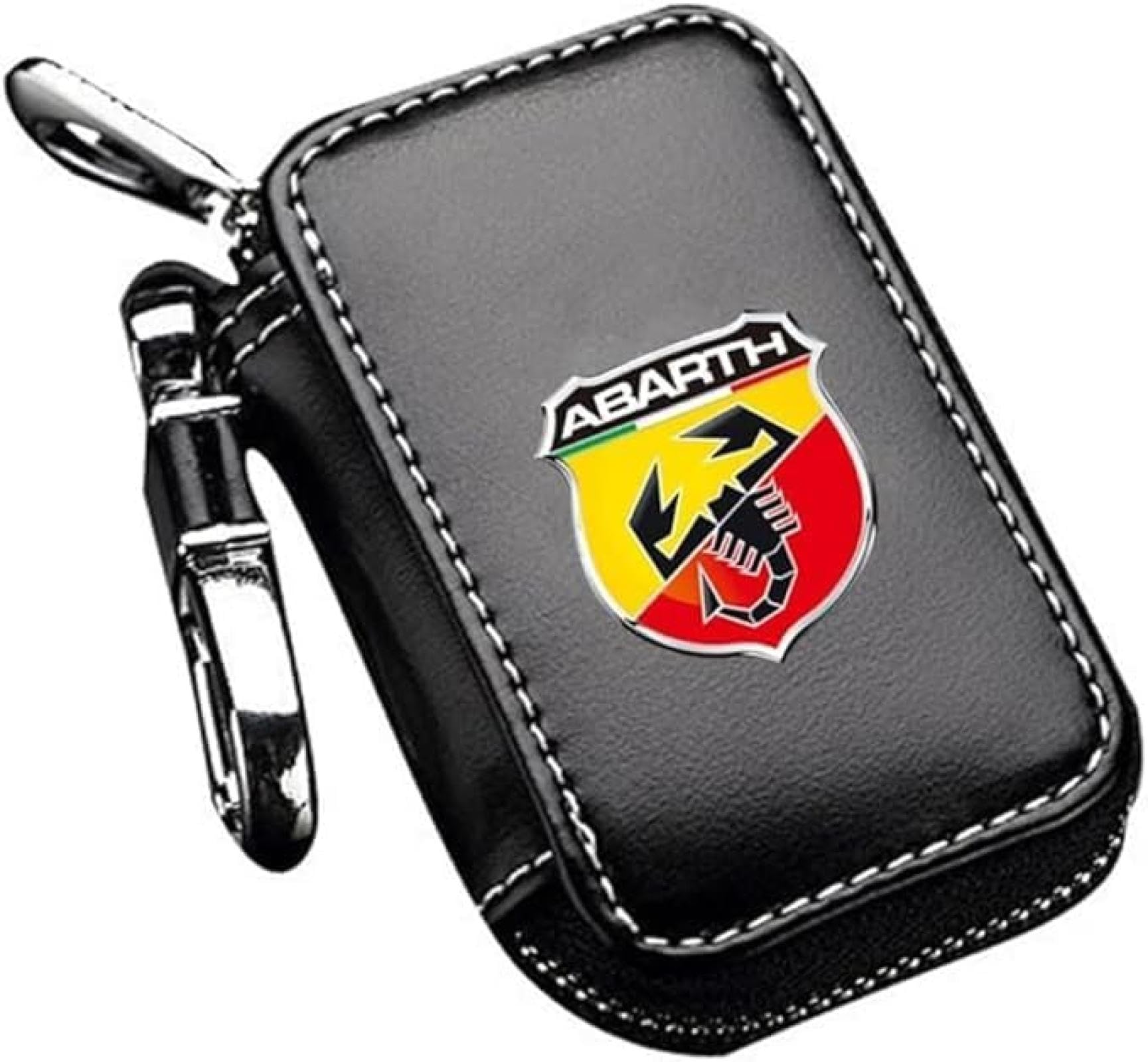 Leder Autoschlüssel Schutzhülle Für Abarth,Autoschlüsseletuis Fernbedienungsanhänger Schutzhülle Schlüsselanhänger Dekorationszubehö,normal-Noir Leder Autoschlüssel Schutzhülle Für Abarth,Autoschlüsseletuis Fernbedienungsanhänger Schutzhülle Schlüsselanhänger Dekorationszubehö,normal-Noir von HGFDSERT