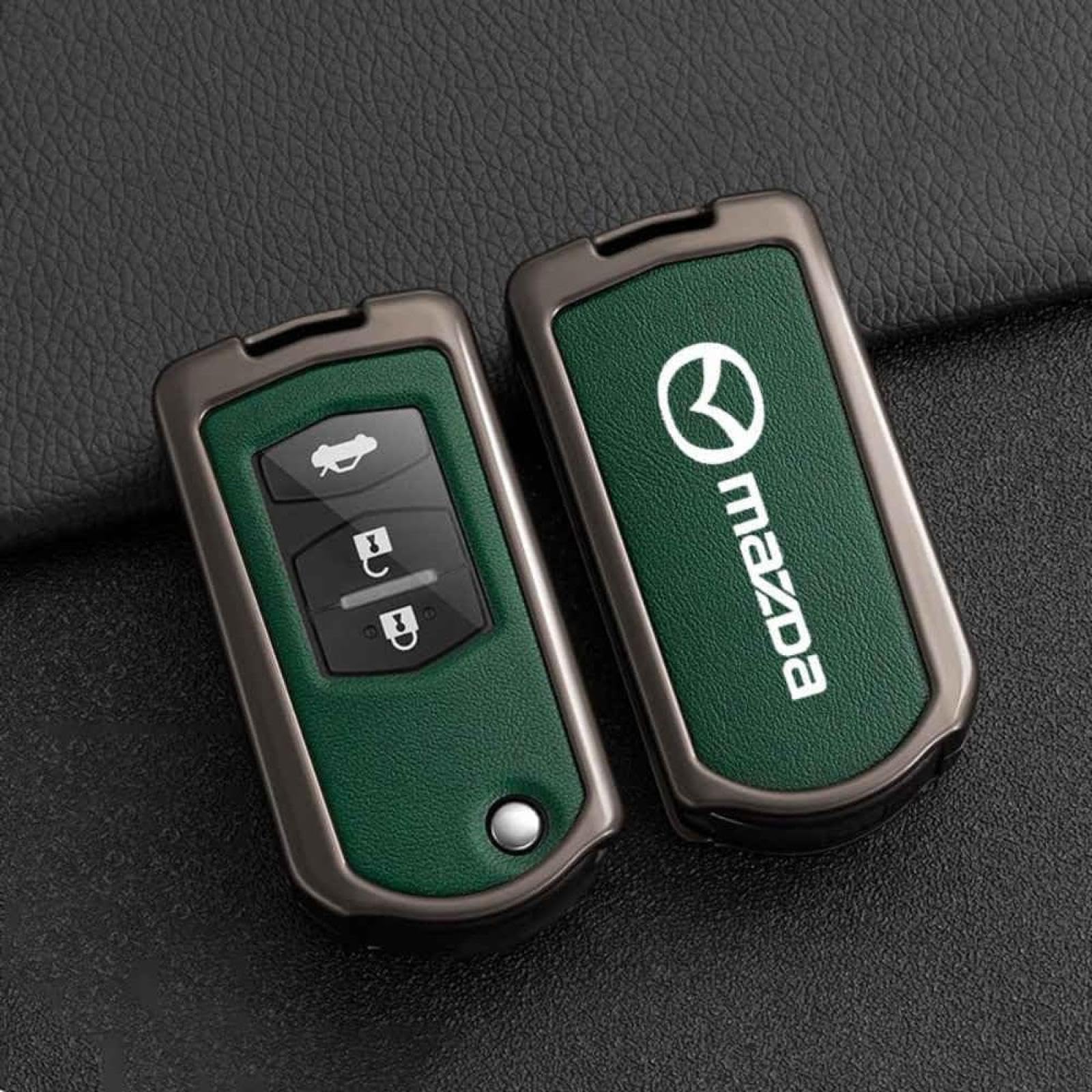 Leder Autoschlüssel Schutzhülle Für Mazda 6 3 2,Autoschlüsseletuis Fernbedienungsanhänger Schutzhülle Schlüsselanhänger Dekorationszubehö,normal-c Green Leder Autoschlüssel Schutzhülle Für Mazda 6 3 2,Autoschlüsseletuis Fernbedienungsanhänger Schutzhülle Schlüsselanhänger Dekorationszubehö,normal-c Green von HGFDSERT