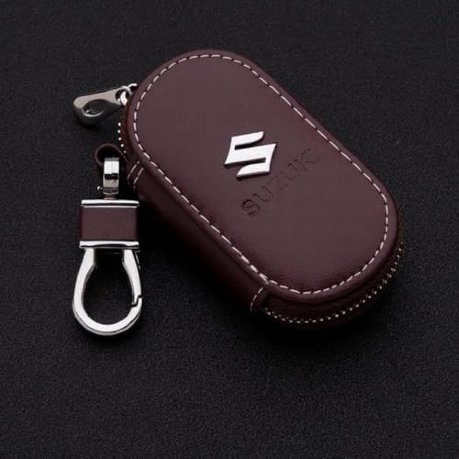 Leder Autoschlüssel Schutzhülle Für Suzuki,Autoschlüsseletuis Fernbedienungsanhänger Schutzhülle Schlüsselanhänger Dekorationszubehö,Taille Unique-s Leder Autoschlüssel Schutzhülle Für Suzuki,Autoschlüsseletuis Fernbedienungsanhänger Schutzhülle Schlüsselanhänger Dekorationszubehö,Taille Unique-s von HGFDSERT
