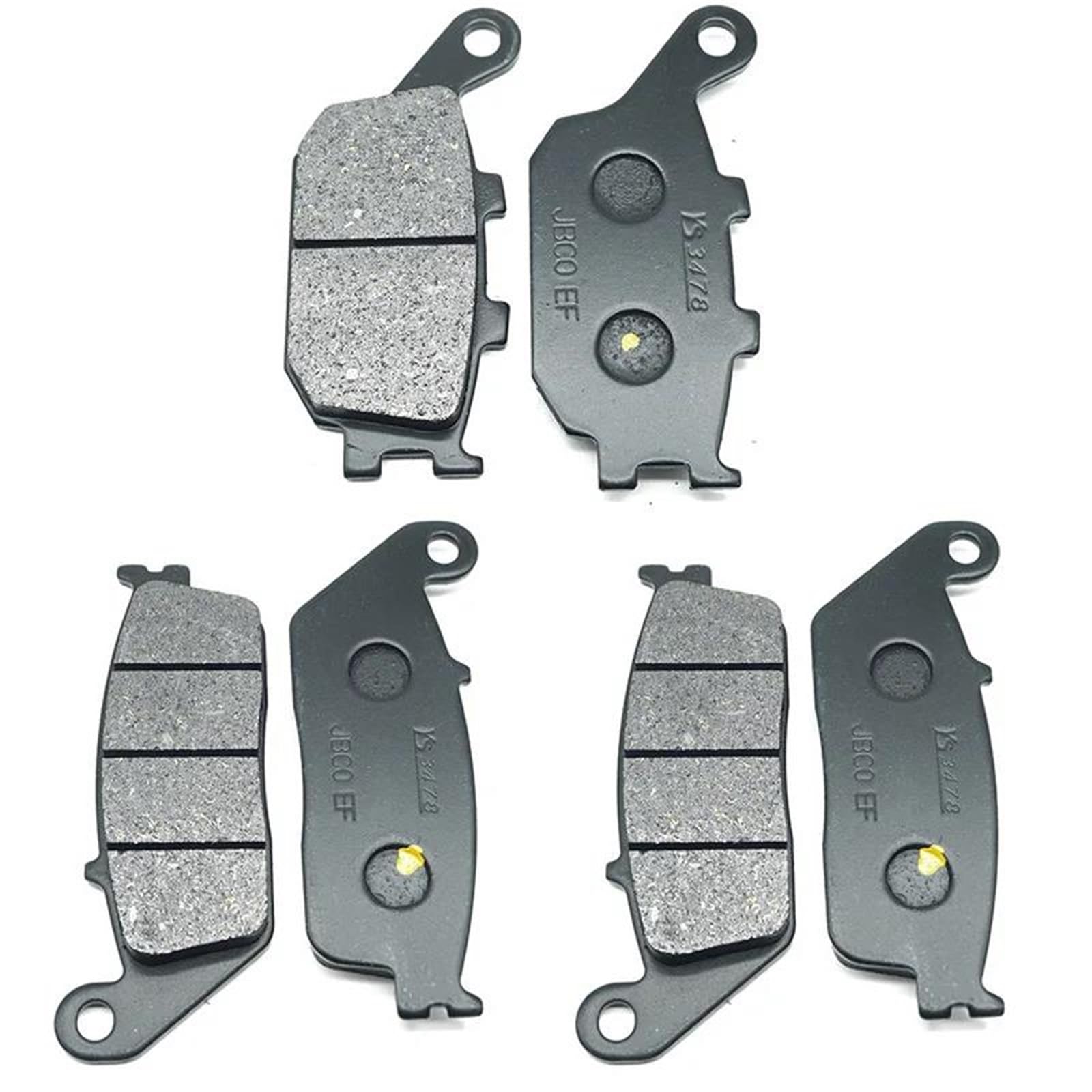 Für Hornet S CB600 CB600F CB600F2 1998 1999 2000 2001 2002 2003 2004 2005 2006 CB 600 F F2 Vorder- Und Hinterrad-Bremsbelagsatz(Whole Set) von HGNMPGVVTZ