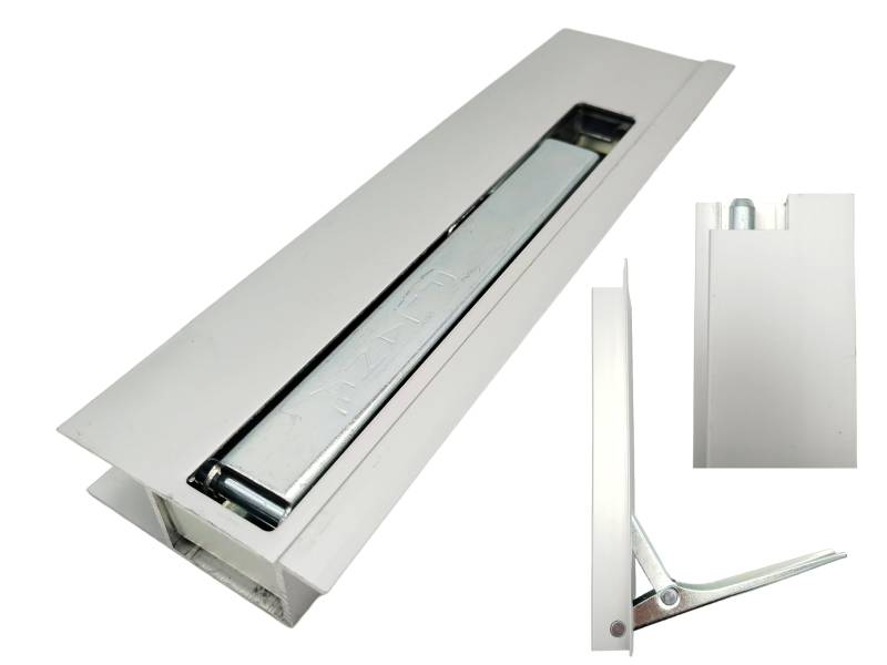 HGW Bordwandverschluss mit Anschlag - 300 mm rechts ALU Bordwand 25 mm für Anhänger von HGW