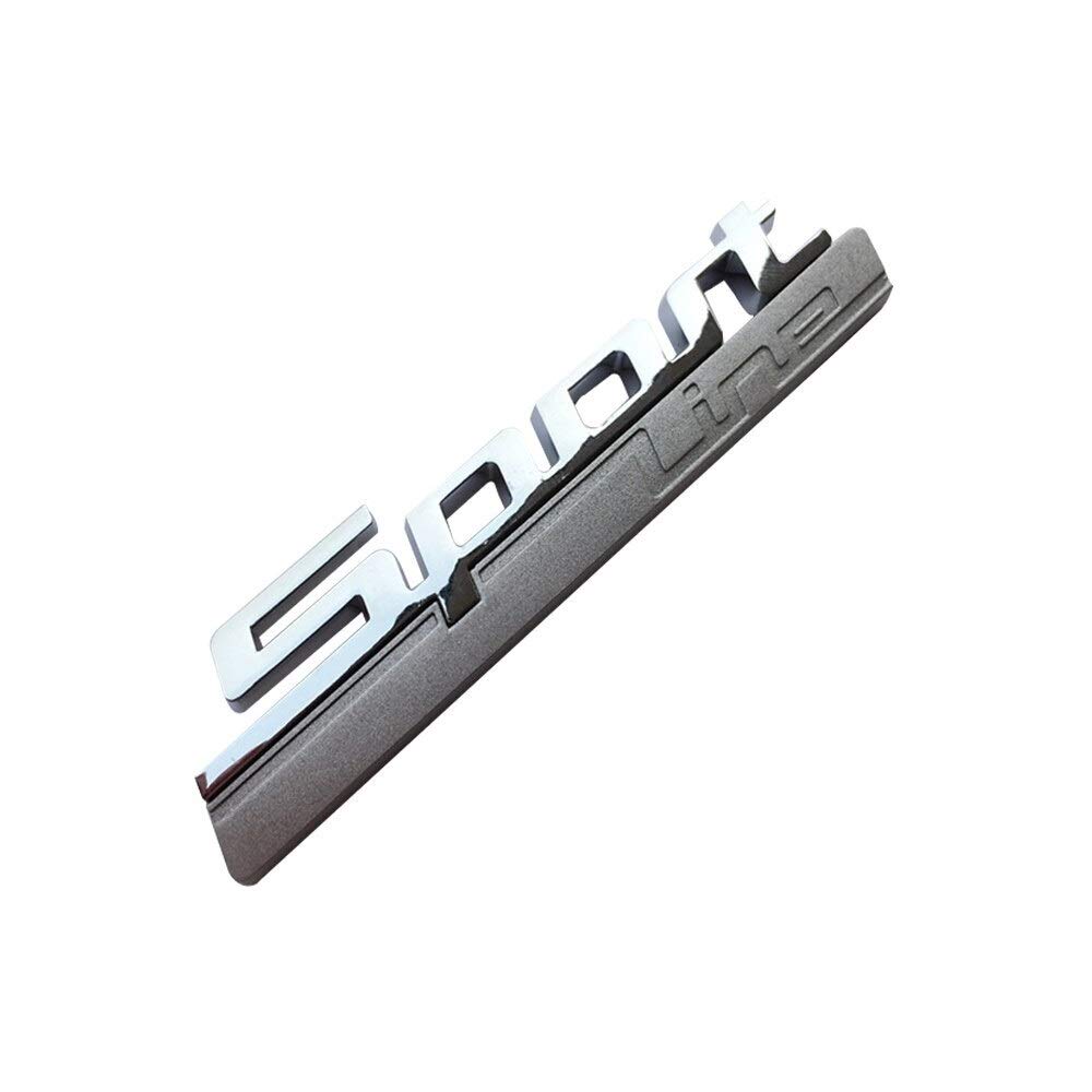 3D car Stickers Luxus-Sport Line Emblem-Aufkleber for BMW 1 2 3 4 5 6 7 Series E81 E82 E90 E91 E92 E93 F30 F34 F35 F33 F34 G30 Logo Zubehör (Color Name : Sport Line, Style : 2 Pieces) von Jlwiy