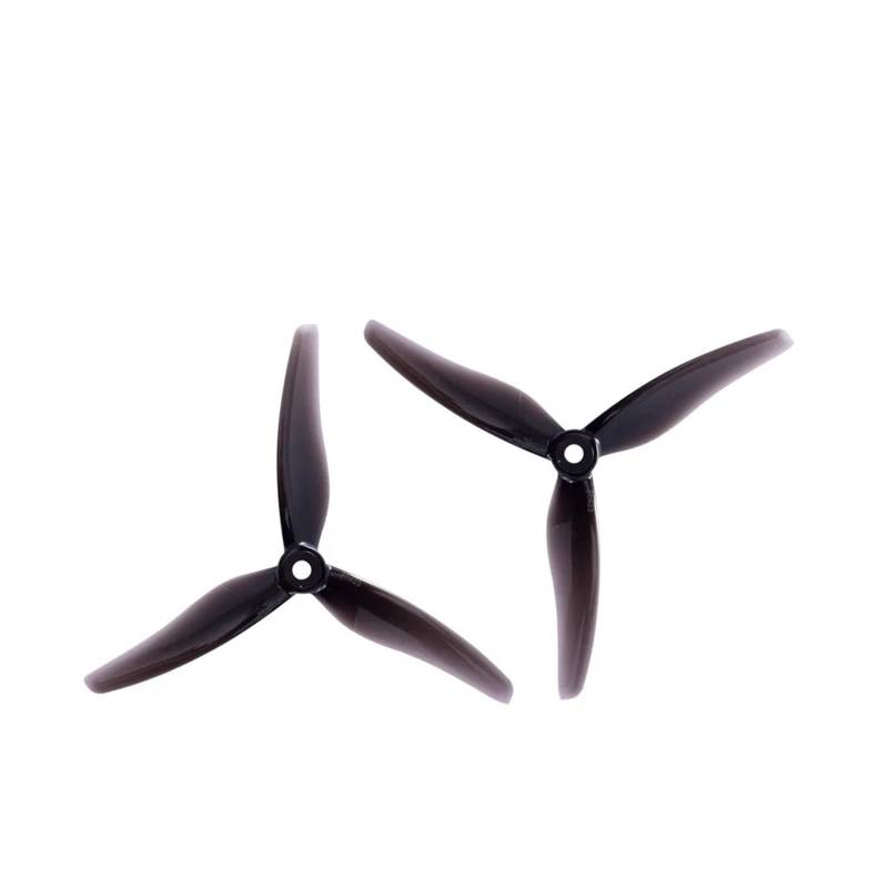 For 2 Paar/4 Stück 51433 5 Zoll 3 Impeller/3 Impeller Propeller Props CW CCW Brushless Motor FPV Propeller FPV Racing Drone(2pairs 51433 Black) von HGtAeW