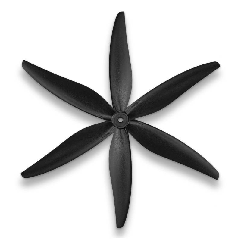 For 2 Paar 8X4X3 8040 3-Blatt-Propeller aus schwarzem Nylon, 8-Zoll-Multirotor-FPV-Drohne (2CW+2CCW) von HGtAeW