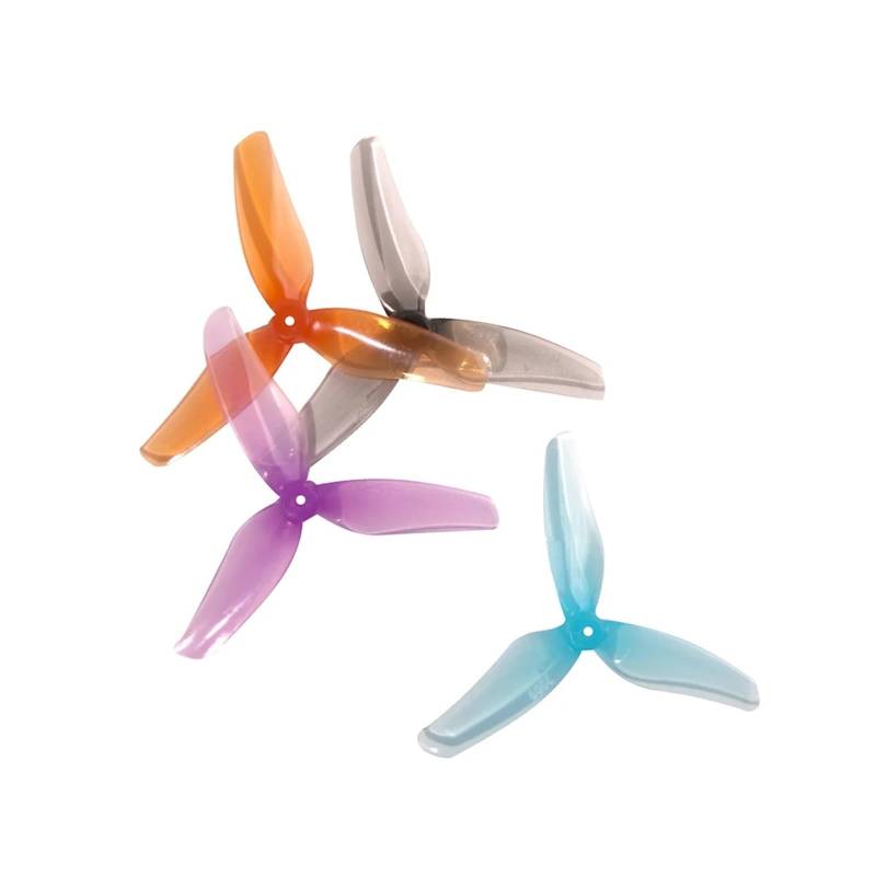 Geeignet for 12 Paare (12 Stück positive Propeller + 12 Stück umgekehrte Propeller) 2009 2X0,9 51 mm 3-Laufrad-PC-Propeller 1,5 mm Loch FPV Freestyle 2 Zoll RC FPV-Drohne(12PairMixColor 1.5MM) von HGtAeW