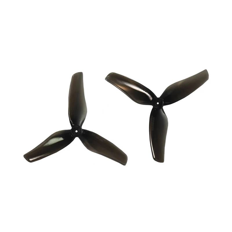 Geeignet for 12 Paare (12 Stück positive Propeller + 12 Stück umgekehrte Propeller) 2009 2X0,9 51 mm 3-Laufrad-PC-Propeller 1,5 mm Loch FPV Freestyle 2 Zoll RC FPV-Drohne(12Pairs Black 1.0MM) von HGtAeW