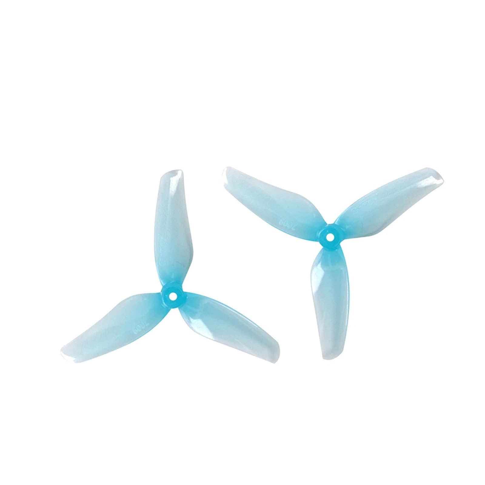 Geeignet for 12 Paare (12 Stück positive Propeller + 12 Stück umgekehrte Propeller) 2009 2X0,9 51 mm 3-Laufrad-PC-Propeller 1,5 mm Loch FPV Freestyle 2 Zoll RC FPV-Drohne(12Pairs Blue 1.5MM) von HGtAeW