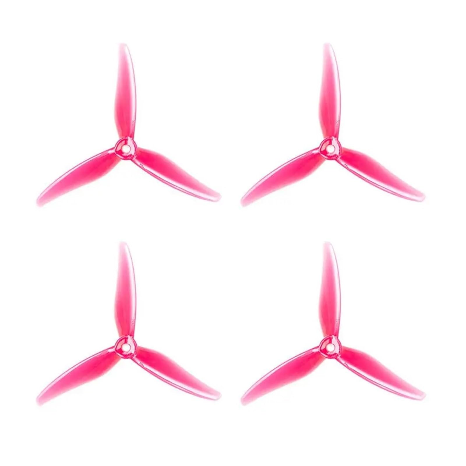 Geeignet for 2 Paar 51466 5-Zoll-3-Blatt-Propellerpropeller CW CCW Brushless-Motor FPV-Propeller FPV Racing Drone Quadcopter(Pink) von HGtAeW