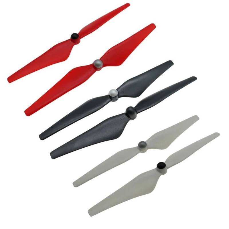 Geeignet for 2 Stück Flugzeug-Hubschrauber-Propellerlaufradteile 9450 94x50 Propellerarm Quadcopter(Red-2PCS) von HGtAeW