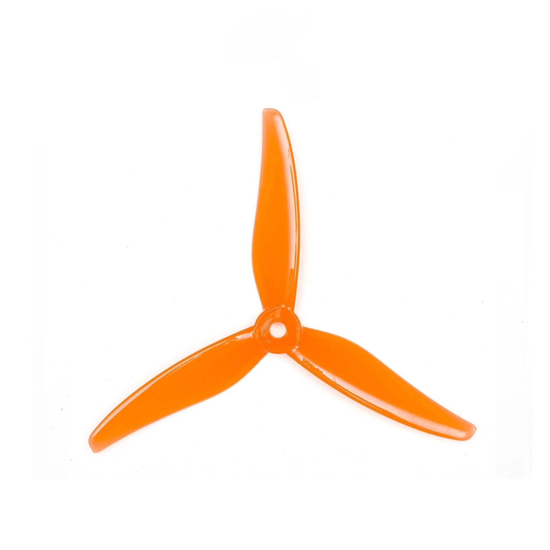 Geeignet for 24 Stück/12 Paare 51466 V2 5 Zoll 3 Impeller/3 Impeller Propeller CW CCW Brushless Motor FPV Propeller FPV Racing Drone(12 Pair Tiger Orange) von HGtAeW
